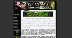 Desktop Screenshot of geckos.es