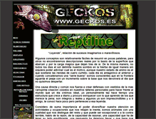 Tablet Screenshot of geckos.es